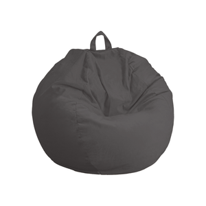 Pouf a Pera Gigante XXL 120x150 Grigio Scuro - Velluto e Schiuma (Gran Lusso e Comfort)