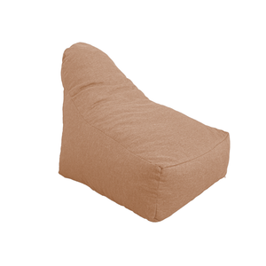 Poltrona Pouf XXL 120x90 Marron - Tissu Effetto Lino e Schiuma (Comfort Salotto)