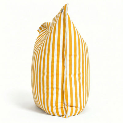 Pouf jaune 180x140 cm - déhoussable, anti-UV