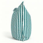 Pouf vert 180x140 cm - déhoussable, anti-UV