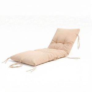 Materassino Lettino Prendisole 185x55 Beige Clair - Spesso 12cm & Impermeabile