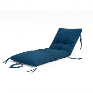 Materassino Lettino Prendisole 185x55 Blu Petrolio - Spesso 12cm & Impermeabile