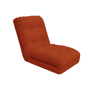 Poltrona da Pavimento Trasformabile Terracotta - 3 in 1 (Letto 210x60) & Schienale Regolabile