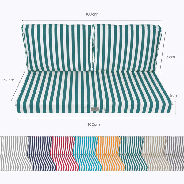 Ambiance jardin avec coussin vert