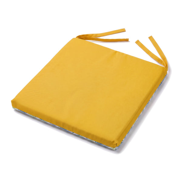 Cuscino per sedia 35x35 Motivo Righe Solari, retro