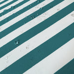 Ensemble de coussins de jardin Deco-arts.fr, 120x60 cm, rayures vertes pour fauteuils et canapés, 1 assise et 2 dossiers.