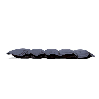 Coussin épais 10cm Gris Carbone pour banc et sol, pour fauteuils et canapés, décoration intérieure élégante.