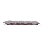 Coussin capitonné Confort Intérieur Extérieur 120x60cm - Gris Galet - Deco-arts.fr