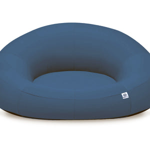 Poltrona Galleggiante Piscina XXL 140x120 Blu Petrolio - Tessuto Olefin (Pompa Inclusa)