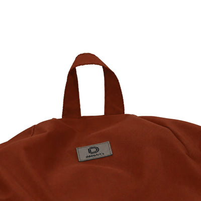 Pouf a Pera XL 110x120 Terracotta - Sfoderabile & Impermeabile (Garni Perle)