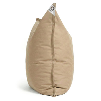 Pouf beige 180x140 cm - déhoussable, imperméable