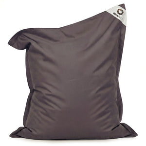 Pouf Gigante XXL 180x140 Grigio Carbone - Impermeabile & Sfoderabile (Schiuma)