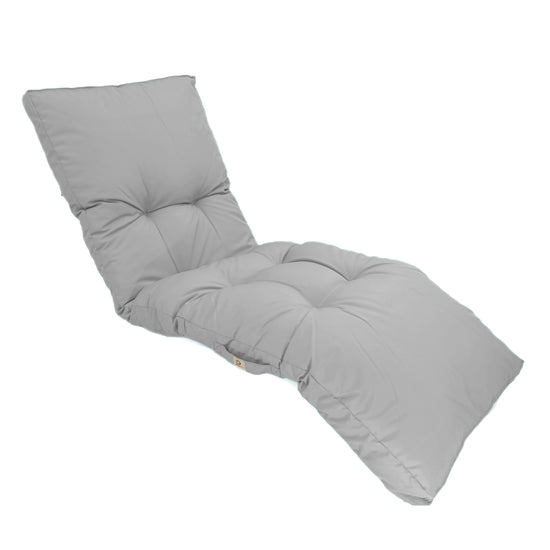 Coussin bain de soleil 185 x55cm Gris galet - Deco-arts.fr