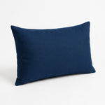Set di 2 Cuscini d'Accento 60x35 Blu Petrolio - Decorazione Giardino & Sfoderabile