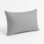 Set di 2 Cuscini d'Accento 60x35 Grigio Ciottolo - Decorazione Giardino & Sfoderabile