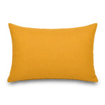Set di 2 Cuscini d'Accento 60x35 Giallo - Decorazione Giardino & Sfoderabile