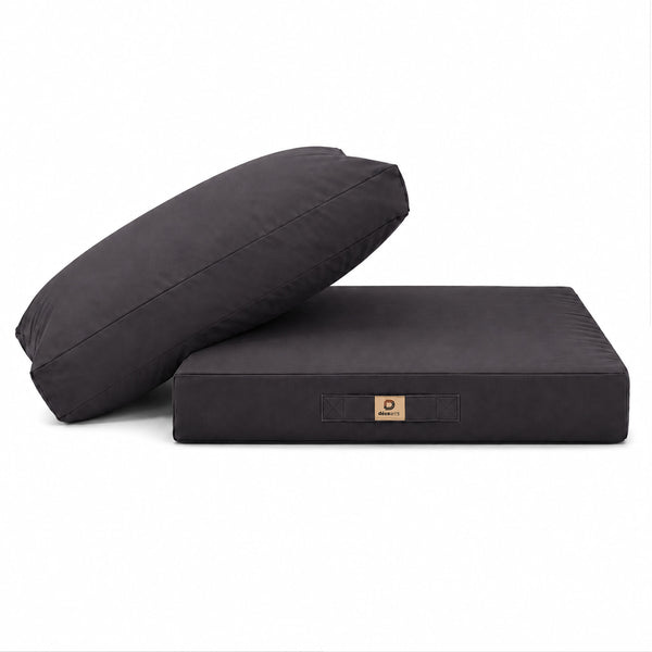 Set Cuscini Salotto da Giardino 60x70 Grigio Carbone - Sfoderabile & Anti-UV (Seduta + Schienale)