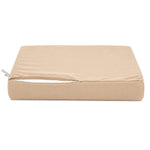 Set Cuscini Salotto da Giardino 60x70 Beige - Sfoderabile & Anti-UV (Seduta + Schienale)