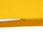 Set Cuscini Salotto da Giardino 120x60 Giallo - Sfoderabile & Anti-UV (1 Seduta + 2 Schienali)