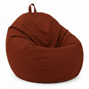 Pouf a Pera XL 110x120 Terracotta - Sfoderabile & Impermeabile (Garni Perle)