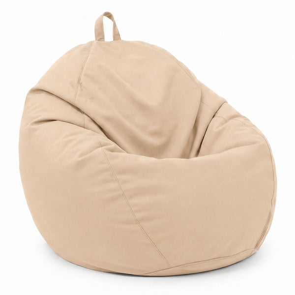 Pouf poire XL d'extérieur - 110x120 cm - Beige