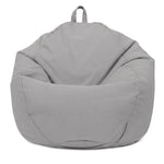 Pouf poire XL d'extérieur - 110x120 cm - Gris Galet