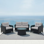 Coussins capitonnés gris galet 50x50 cm, épais 15 cm et moelleux, pour fauteuils et canapés, déco élégante et confortable