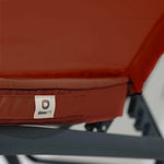 Ambiance jardin avec matelas terracotta