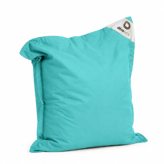 Fodera Pouf XL 120x80 Blu Caraibi - (Fodera da Riempire - Interno/Esterno)