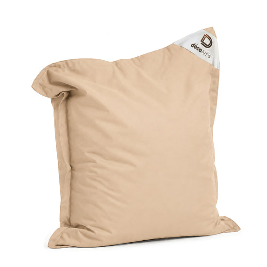 Fodera Pouf XL 120x80 Beige - (Fodera da Riempire - Interno/Esterno)