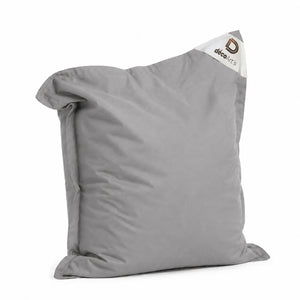 Fodera Pouf XL 120x80 Grigio Ciottolo - (Fodera da Riempire - Interno/Esterno)