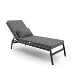 Matelas gris foncé 190x60 cm - déhoussable