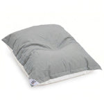 Fodera Pouf Galleggiante XXL 180x140 Grigio Ciottolo - (Fodera da Riempire - Spécial Piscina)