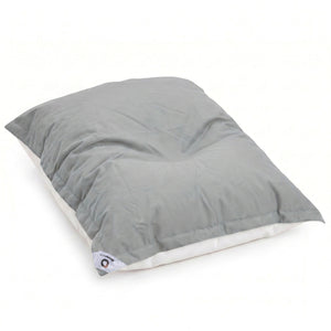 Fodera Pouf Galleggiante XXL 180x140 Grigio Ciottolo - (Fodera da Riempire - Spécial Piscina)
