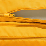 Matelas bain de soleil jaune miel pour transat, déhoussable et imperméable, 185x60 cm, par Deco-arts.fr