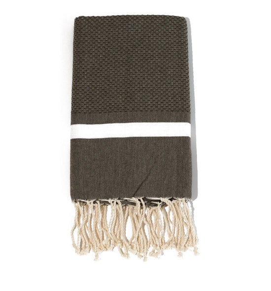Fouta en coton tissage nid d&