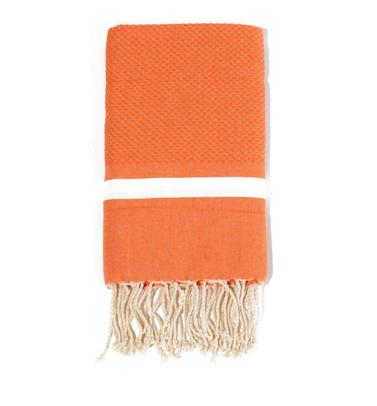 Fouta en coton tissage nid d&