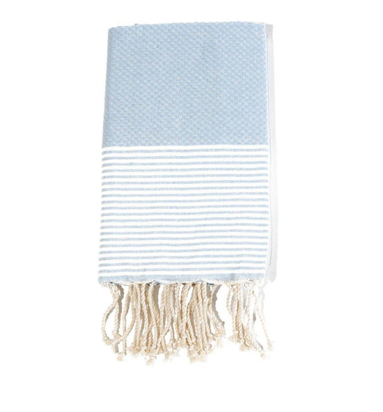 Fouta en coton tissage nid d&
