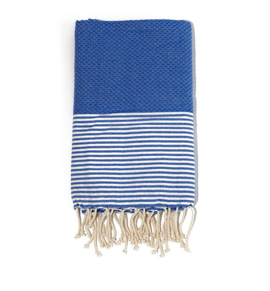 Fouta en coton tissage nid d&