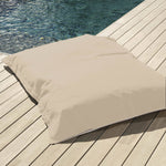 Housse pour Pouf Géant XXL 180x140cm Flottant pour Piscine - Beige - Deco-arts.fr