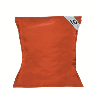 Housse de pouf géant XXL 180x140 cm en terracotta, déhoussable, adaptée pour intérieur et extérieur, de marque Deco-arts.fr