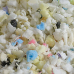 Pouf Intérieur XXL Housse Sherpa (Effet Mouton) Garnissage en flocon de mousse 190x155cm - Terracotta - Deco-arts.fr