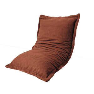 Pouf Cuscino Gigante XL 150x100 Terracotta - Sherpa e Schiuma (Bozzolo da Pavimento)