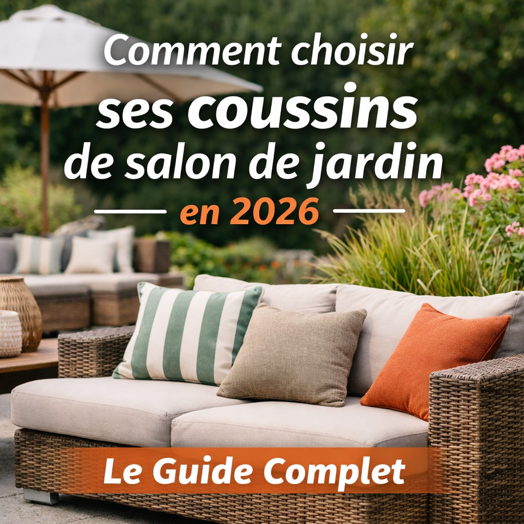 Comment choisir ses coussins de salon de jardin en 2026 : le guide complet