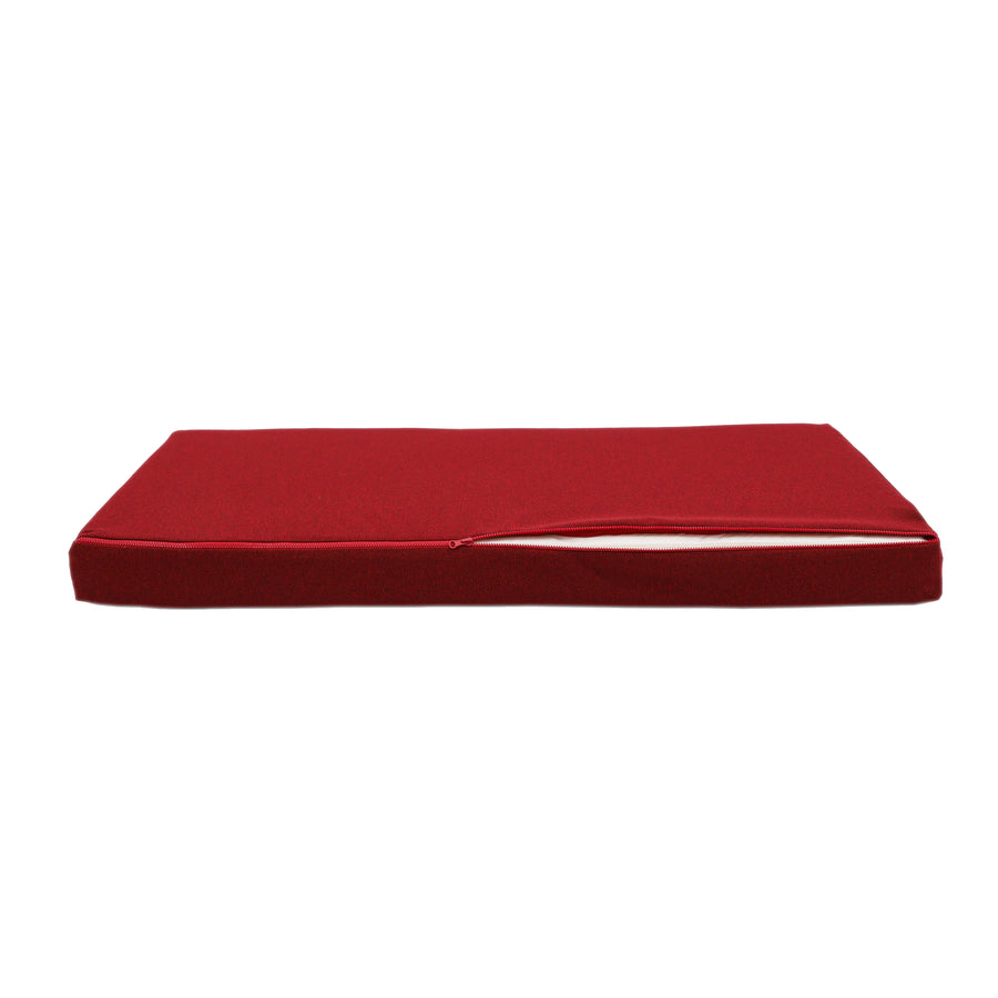 Set Cuscini Salotto da Giardino 100x50 Rosso Bordeaux, per interno ed esterno