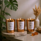 Trio Bougies La Tropézienne – 3x180g – Ambre & Rose – Alizés - Déco Arts