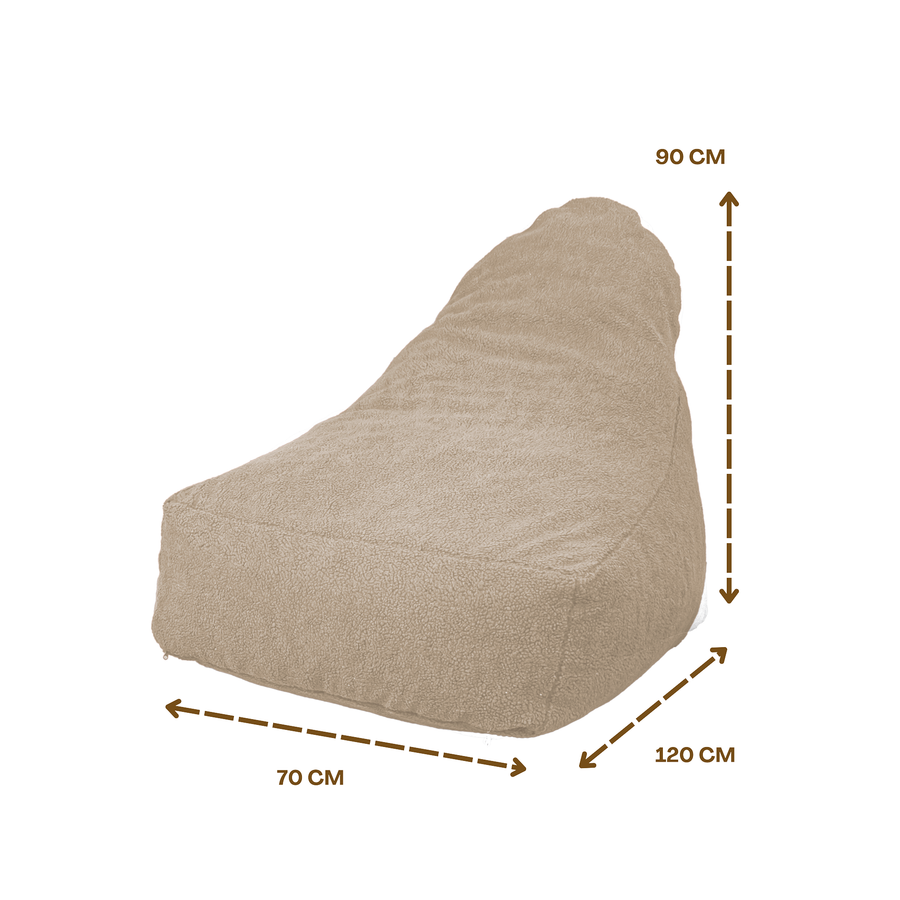 Poltrona Pouf XXL 120x90 Beige – foto 7