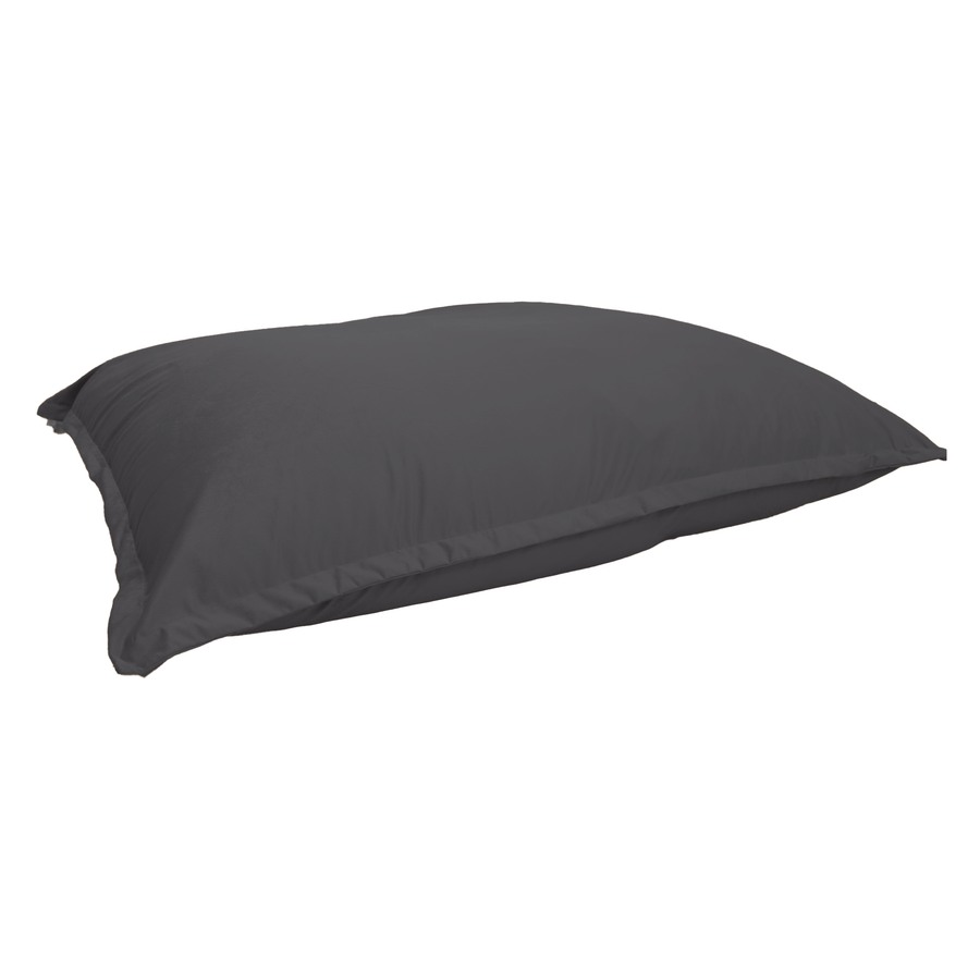 Pouf Gigante XXL 190x155 Grigio Scuro, tessuto in velluto