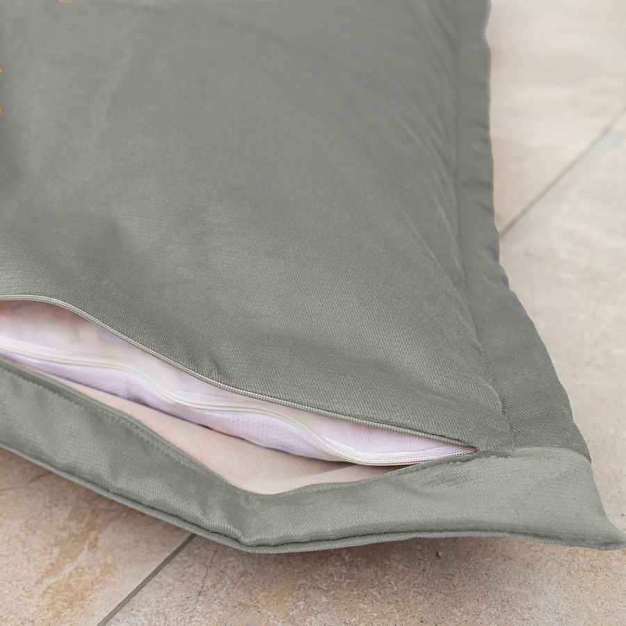 Pouf Gigante XXL 190x155 Grigio Chiaro, per interni