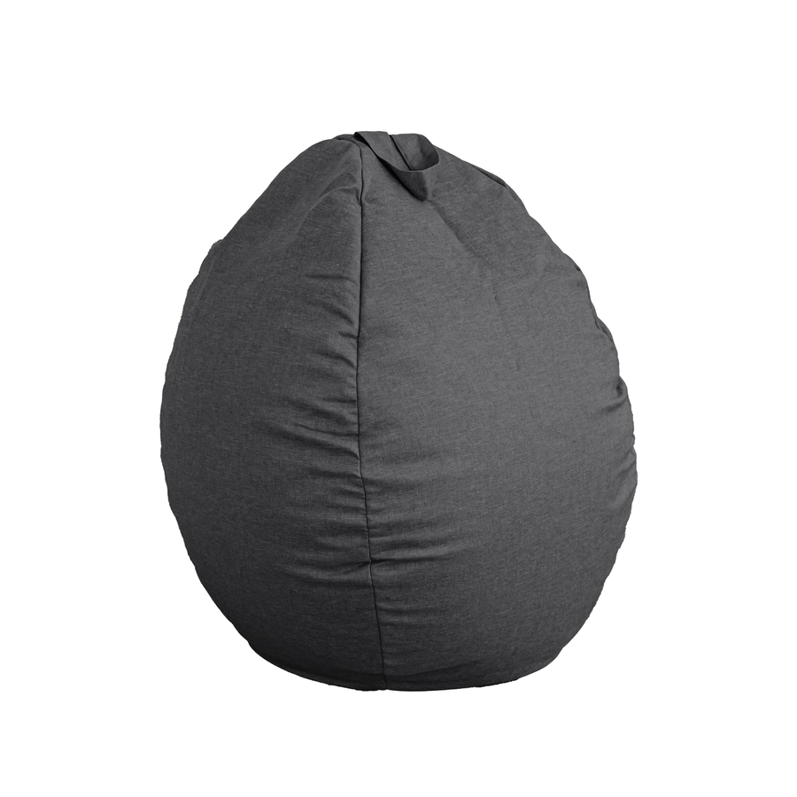 Pouf poire XL d'intérieur en tissu effet lin, tessuto effetto lino